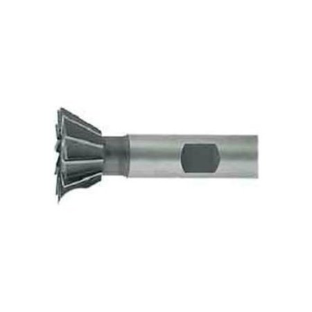 TOOLMEX 45° HSS Import Dovetail Cutter, Weldon Shank, 1-7/8" DIA x 9/16" Wide x 7/8" Shank 12 flutes 5-721-020